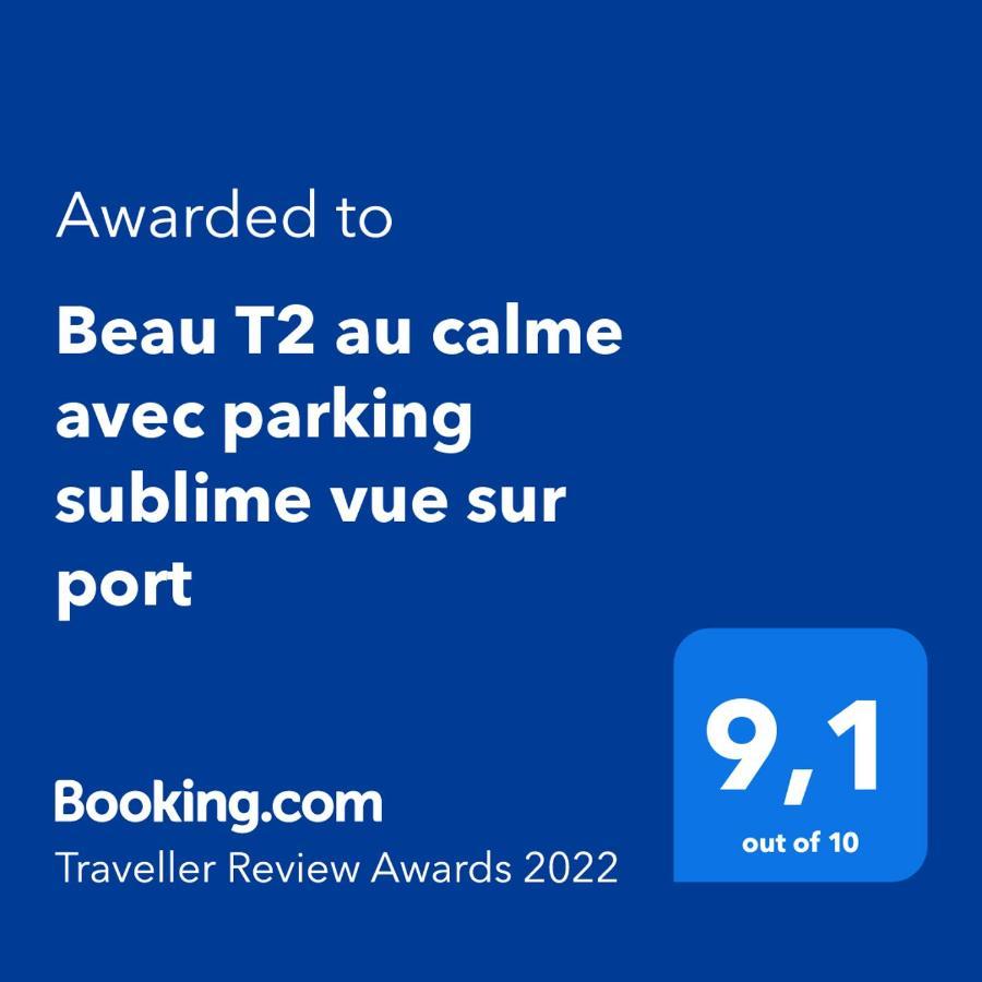 Beau T2 Au Calme Avec Parking Sublime Vue Sur Port Apartment Кане Екстериор снимка